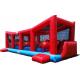 Customized Funny Red Inflatable Obstacle Course Inflatable Sport Game