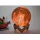 Moon ball lamp 3d led night light for kids different styles and size for your choice