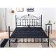 Home Customizable 1.5mm ODM Metal Double Bed