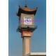 four 4  side tower clocks with  GPS master clock working in synchronization