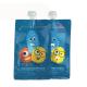 BPA Free Custom Spout Pouch Double Zipper Sealable Baby Food Spout Packaging