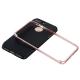 Soft TPU+Plating PC 2 in 1 Anti-drop Cell Phone Case Back Cover For iPhone 7 6s Plus