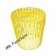 Arrow Design Wire Bedside Table , Colorful Powder Coating Metal Wire End Table