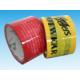 High adhesive red / yellow 3 inch packing tape for box Sealing / bundling