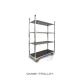 Standard Container Plywood Flower Logistics Turnover Truck Nylon Wheel Bearing Strong Cold Galvanized Installation Is Co
