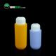 Customized Color HDPE Flat Shoulder Round Bottom Bottle Cosmetic 300ml 400ml Lotion Packaging