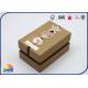 Brown Customized Rigid Shoulder Box For Special Gift Soap