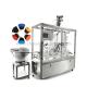 Rotary 50pcs/Min 12KW Coffee Capsule Filling Sealing Machine
