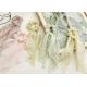 Spring summer fresh floral temperament streamer hairband girl head rope check large hair band leather band headdress