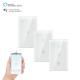 ABS Plastic Smart Wifi Light Switch Alexa Google Voice Control Built In Timer