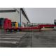 Tri 3/4 Axles Goosneck Low Base Trailer 100T Max Payload For Transport Heavy Vehicles