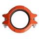 Round Fire Fighting Grooved Clamp Coupling High Strength Customized