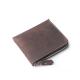EN17 PSD Handcrafted Leather Wallets Credit Card Holder Small Zipper 11.9x1.5CM