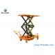 Q345B Mobile Scissor Lift Platform Table 2000mm 1000kg