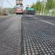 Onsite Inspection 100kn Fiberglass Geogrid Coated Bitumen for Road and Bridge Pavement