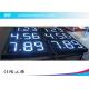White 8 Inch 7 Segment Led Display Gas Station Price Signs For Retail