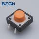 Orange Button Blue House Silent Tactile Switch 160 ± 50 , 260 ± 50 Gram Force Options