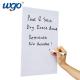 A3 A4 Dry Erase Sticky Back Whiteboard Sheets ODM OEM Without Residue