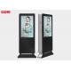2000 Nits 55 Floor Standing Outdoor Digital Signage Kiosk With Fan Cooling System