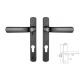 Aluminum Alloy Entrance And Front Door Handle Set With Knob