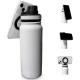 32oz Space Cup With Mobile Phone Magnetic Suction Cover, Stainless Steel Vacuum Wide Mouth Insulated Cup, Large Capacity