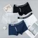 Breathable Cotton Men Underwear Seamless Available Customize Color