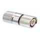1.6/5.6 plug to plug coaxial adapter male straight type 75ohm