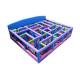Durable 0.55mm PVC Inflatable Sports Games Funny Maze With Blower For 10 - 12 People