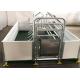 Hot Dip Galvanized Hog Farrowing Crates Anti Sliding Plastic Slots For Piglets