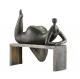 Bronze Odalisque Sculpture With Safe Environmental Protection Material