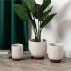 European style high quality matte plant flower pots cheap outdoor garden floor decoration ceramic pots