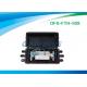 32 Cores Outdoor Cable Fiber Optic Enclosure 6 Port Black 490×252×192 mm