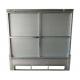 1000L Cold Galvanized Folding Pallet Container 1.0mm Steel Panel Thickness