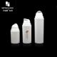 PA203 pump round shape empty injection white plastic airless bottle 15ml