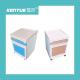 ABS material steel column bedside table two colors hospital dedicated