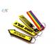 Logo Design Fabric Key Tag Embroidered Keyrings Free Artwork Services