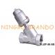 2'' DN50 2/2 Way Piston Operated Angle Seat Valve For Steam