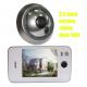 Simple operation 3.5 inch color dispaly muslim doorbell viewer with AA battery