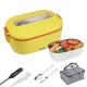 Electric Lunch Box Food Warmer With Leakproof Design 1.2kg Light Blue 70W 220V-12V 24V Voltage
