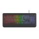 RGB Backlight In Non-breathing Light Mode Keyboard With Carbon Fiber Film For Gamers technology Enthusiasts