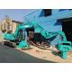 Green Color Mini Pile Driver , Small Pile Driving Equipment Compact Structure