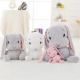 3 Colors Rabbit Soft Plush Toys Pp Cotton Stuff With Tightly Sewn Stitches