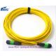 MTP MPO Fiber Optic Patch Cord LSZH Dia 3mm Data Fiber Cable