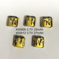 3.7V 4.2V Small LiPo Battery 25mAh 27mAh 400912 301012 Lithium Polymer