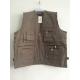 vest, waistcoat, polyester washed fabric, weeding vest, weeding waistcoat, S-3XL, 4 colors: black, blue, green & beige