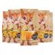 Snack Food Dried Fruit popcorn Kraft Paper Packaging Bag ODM 130x200+70mm