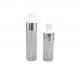 10ml 15ml Glass Cosmetic Bottles Straight Shape With Aluminum Oil Dropper