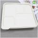 Disposable 950ml 5-Compartments Bio-plastic Lunch Box,Sustainable Food Safe Plastic Container,Custom Logo food to go Box
