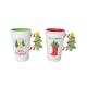 Custom 500ml Ceramic Mugs , Ceramic Christmas Cup With Tree Handle