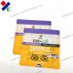 Mini Flat Metallic Foil Nut Mylar Three Side Seal Pouch With Labels Vacuum Bag Bopp Disposable